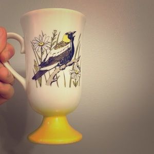 Vintage bird mug!
